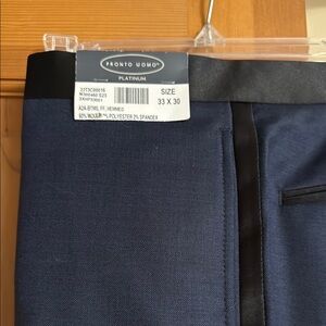 Pronto Uomo Navy Dress Pants